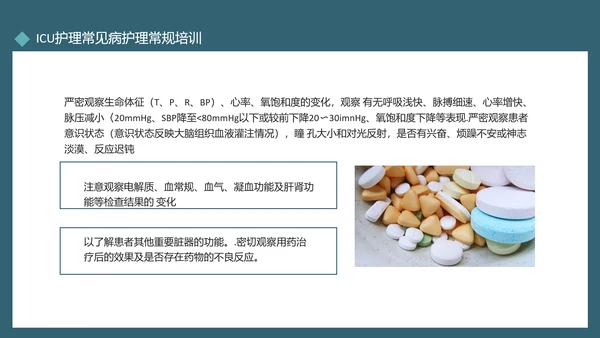 ICU护理常见病护理常规培训动态PPT模板