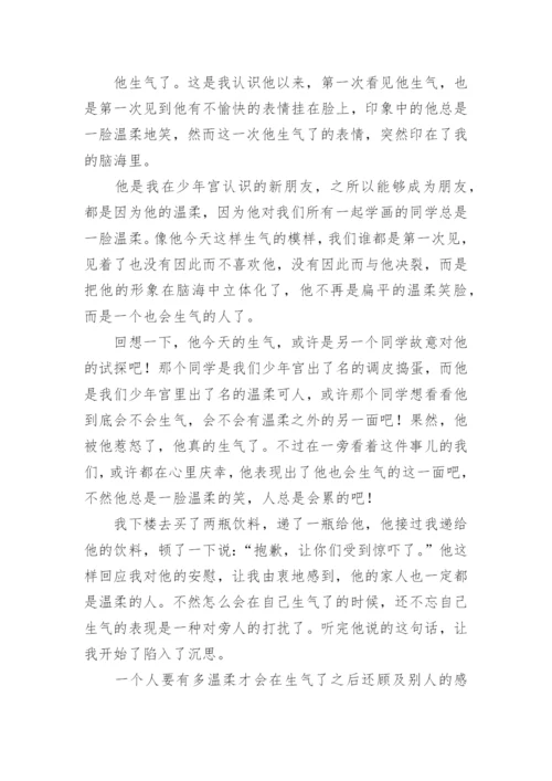 《他___了》作文500字左右(10篇).docx