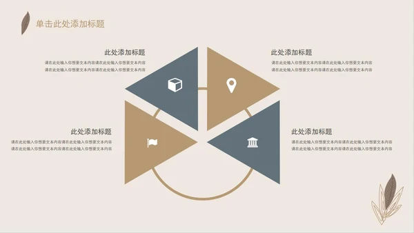 米色简约莫兰迪风学习汇报PPT模板