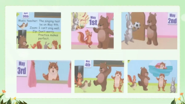 Unit 4 When is the art show Part C story time