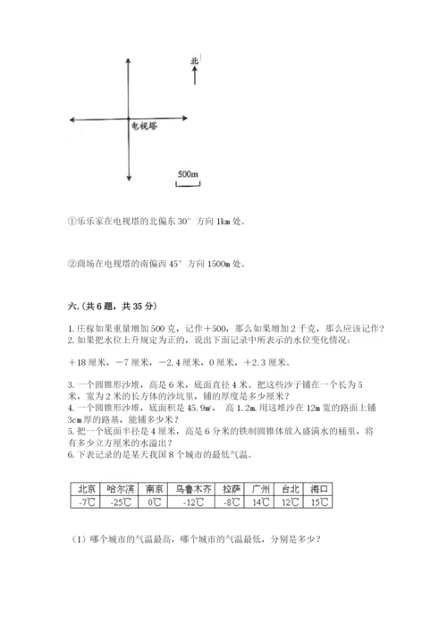 郑州外国语中学小升初数学试卷（考点提分）.docx