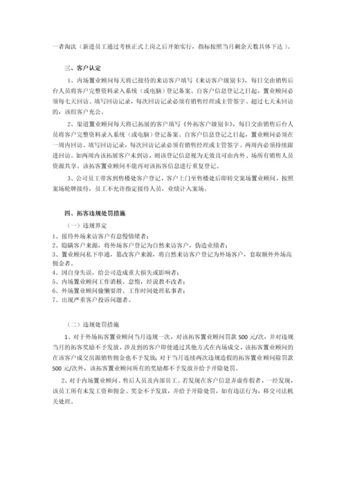 房地产项目营销部组织架构、薪资体系、岗位职责及绩效考核责任指标书.docx