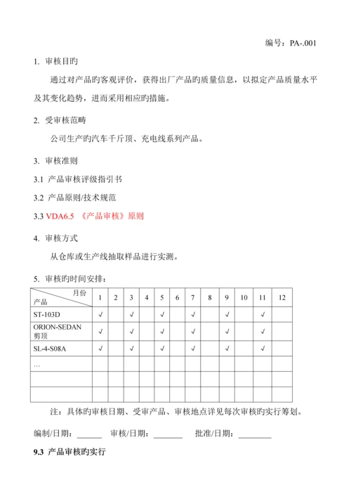 产品审核专题方案的专题策划与实施.docx