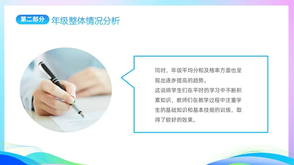 期中质量分析渐变科技风期中考试成绩分析大会主题PPT