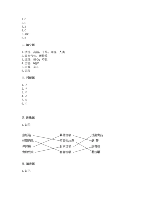 部编版四年级上册道德与法治期末测试卷【学生专用】.docx