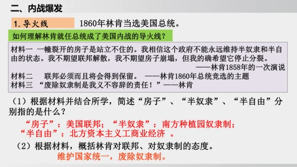 第3课 美国内战（课件）