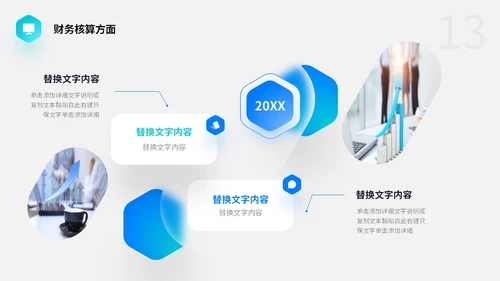 渐变毛玻璃风财务工作总结预算决算金融工作汇报PPT