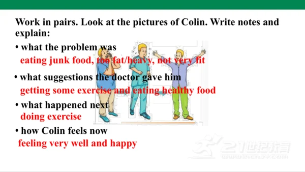 Module 4 See the doctor 健康话题写作指导课件