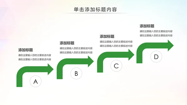 绿色环保低碳减能减排绿色出行公益PPT模板