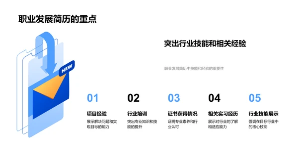 求职与升学简历制作PPT模板