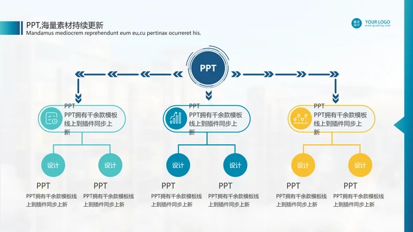 学校课程展示教学公开课通用PPT模板