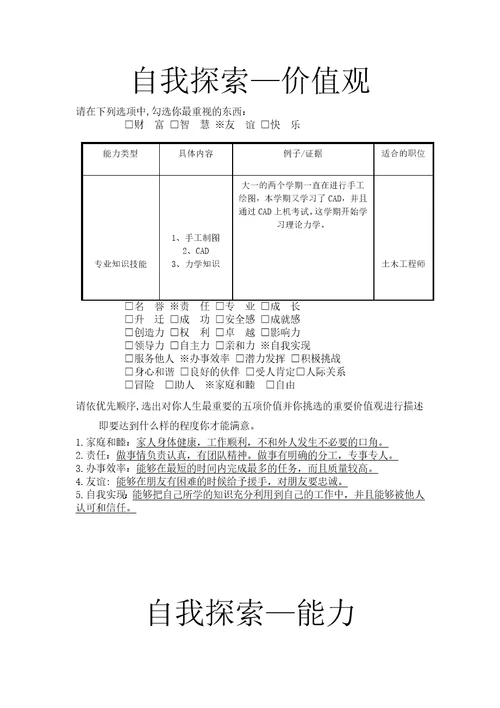 职业生涯规划报告