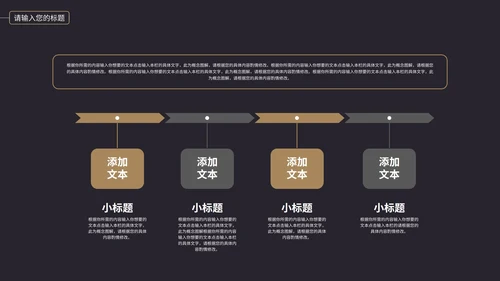 暗黑大气商务商业计划总结PPT模板