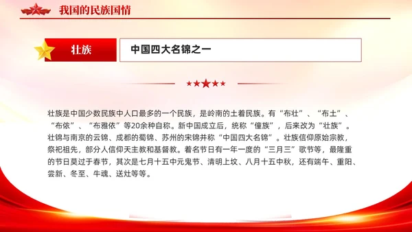 红色党建56个民族团结党课教育课件PPT模板