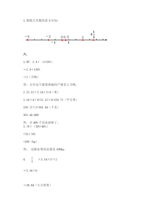 西师大版小升初数学模拟试卷【典优】.docx