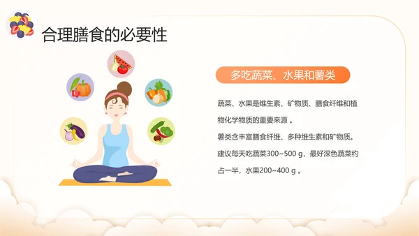 膳食营养健康全民营养周PPT模板