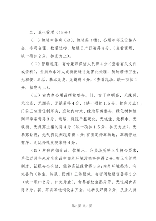 优秀部门评分细则.docx