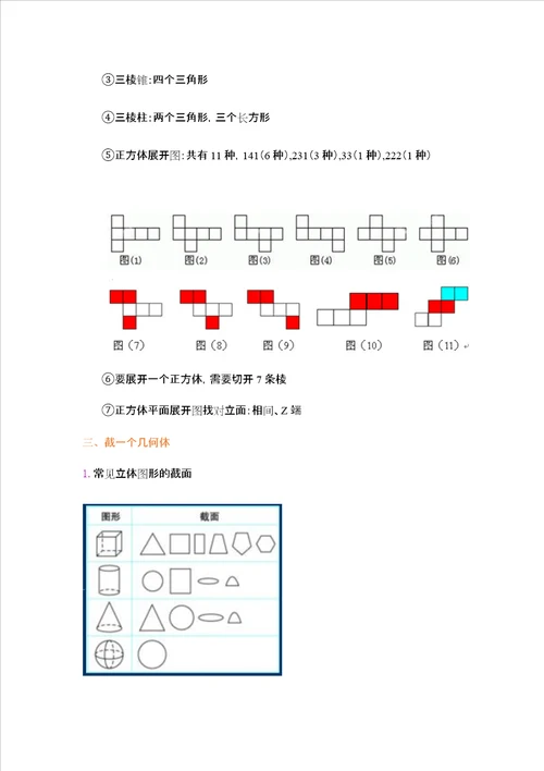 北师大版七年级上数学知识点汇总精心整理北师大版七年级数学知识点