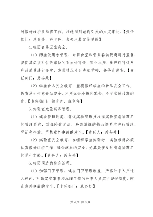 校园及周边安全隐患排查整治工作实施方案 (5).docx