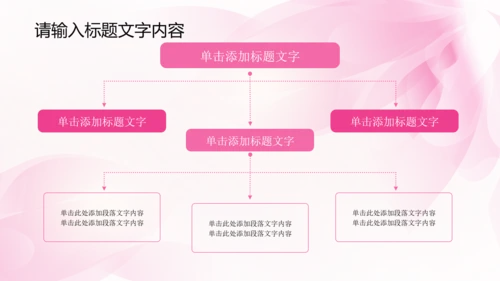 唯美时尚粉色女性ppt动态模板