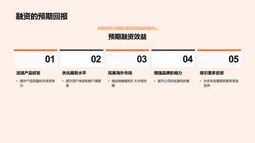 智领生物科技筹资报告PPT模板