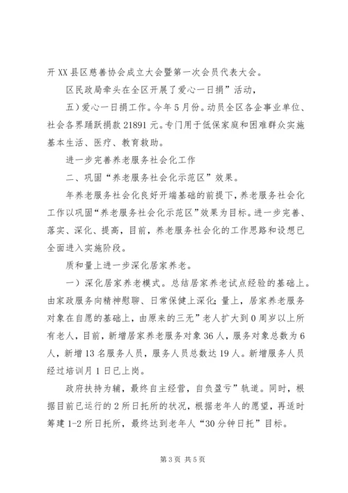 民政局上半年度小结及安排 (2).docx