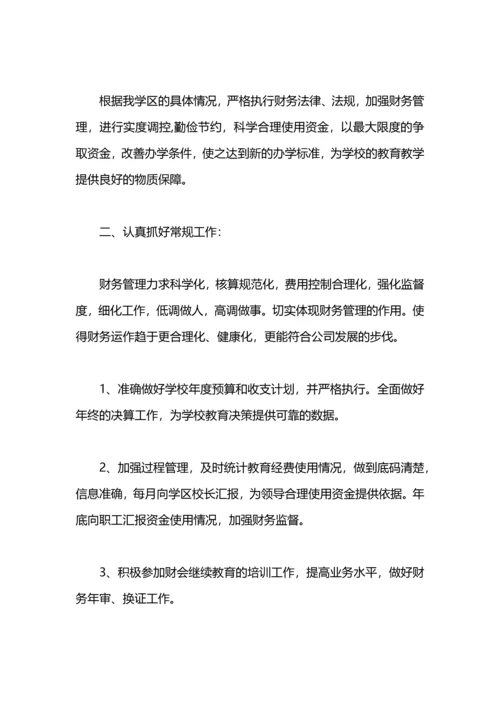 有关学校全年的财务工作计划范文.docx