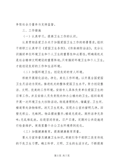 机关单位XX年爱卫工作计划.docx