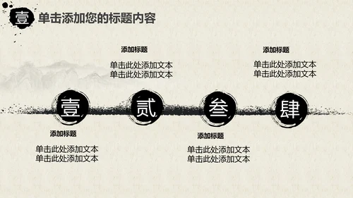 中国风茶道茶文化ppt模板