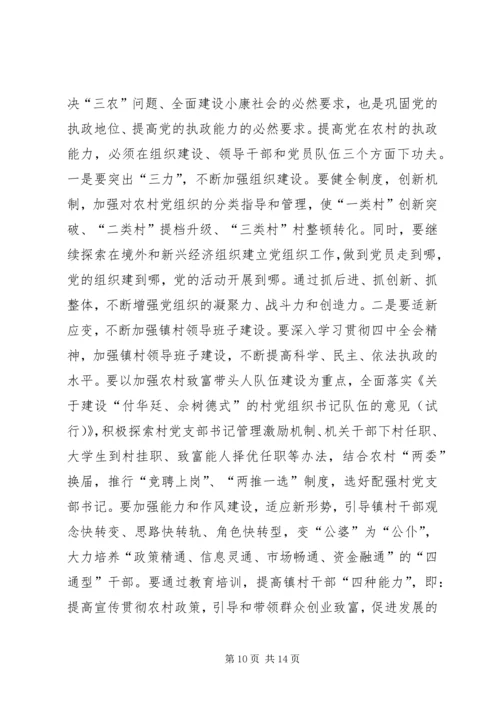 在全县农村基层组织建设大会上的讲话.docx
