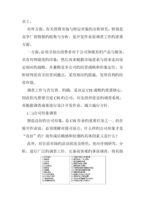 现代企业CIS专题策划专题方案.docx