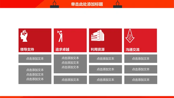 公司年度工作总结汇报通用PPT模板