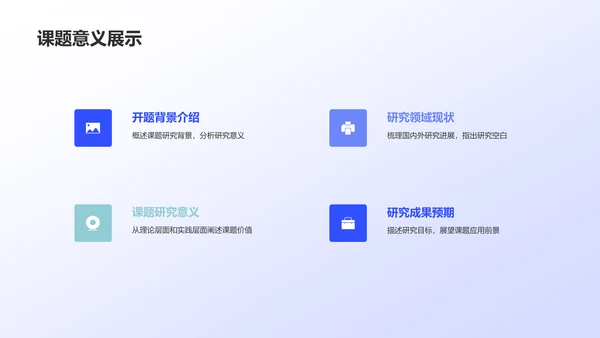 紫色现代开题报告PPT模板