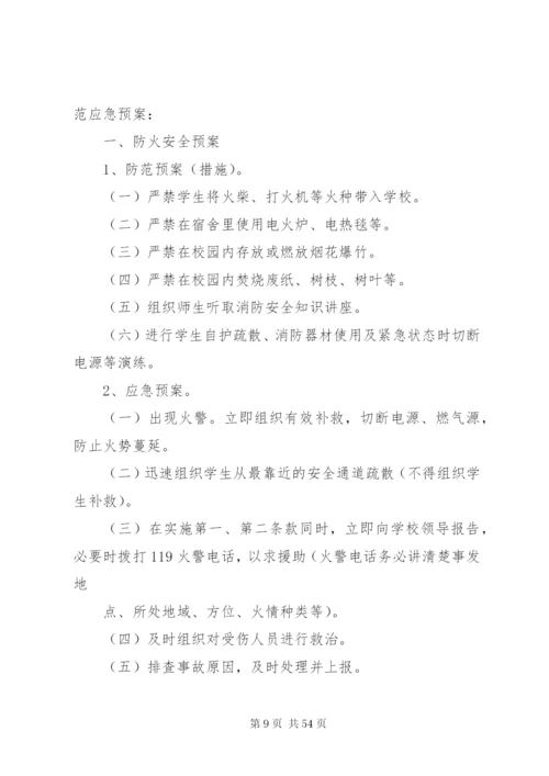 关于校园安全应急预案范文.docx