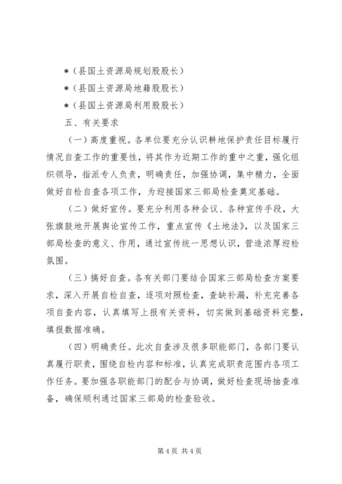 耕地保护情况自查工作方案.docx