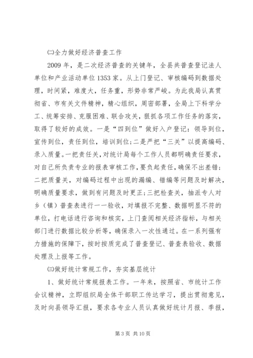 统计局年度工作总结及工作计划.docx