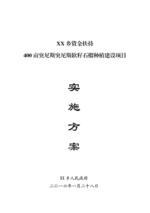 火龙果实施专题方案.docx