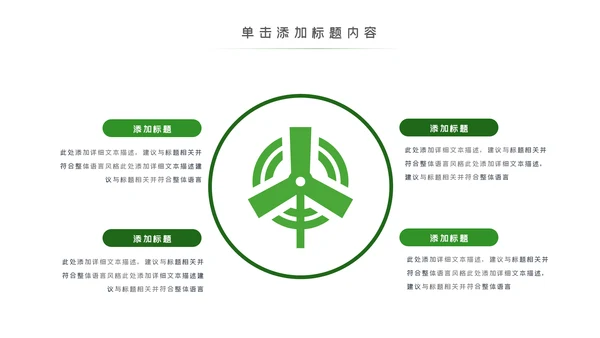 绿色环保风力发电清洁能源光伏太阳能PPT模板