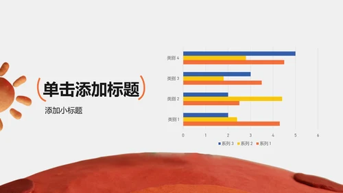 彩色可爱风泥塑中考动员大会PPT模板