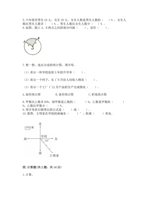 人教版六年级上册数学期末测试卷（精华版）.docx