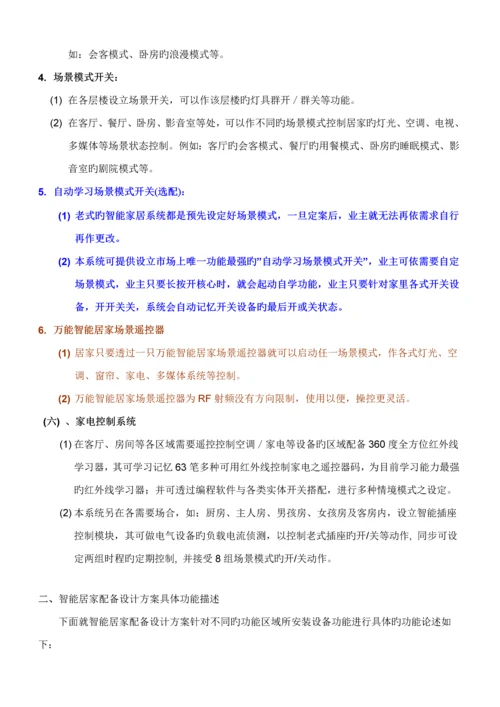 别墅智能家居系统专题方案.docx