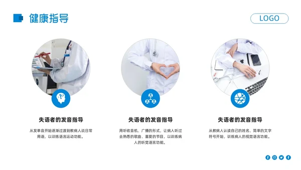 蓝色简约高血压脑出血护理查房PPT模板宣传PPT动态PPT