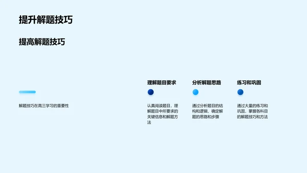 高三备考成功攻略