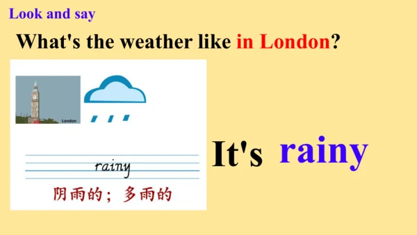 Unit3 Weather 课件(共55张PPT)