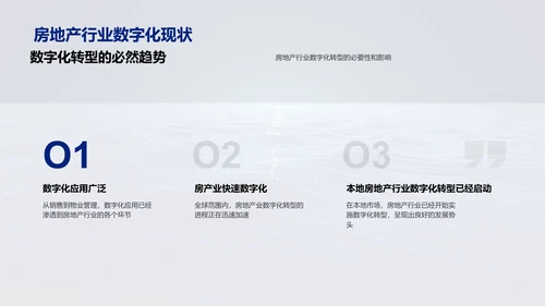 房产行业数字化转型述职报告PPT模板