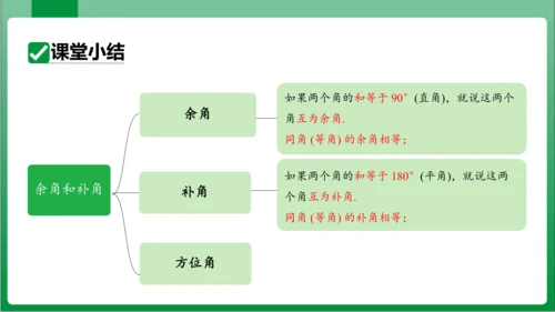 4.3.3 余角和补角 课件（共26张PPT）