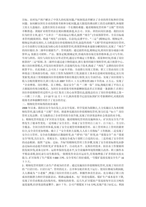 实施精细化管理推动企业安全科学发展.docx
