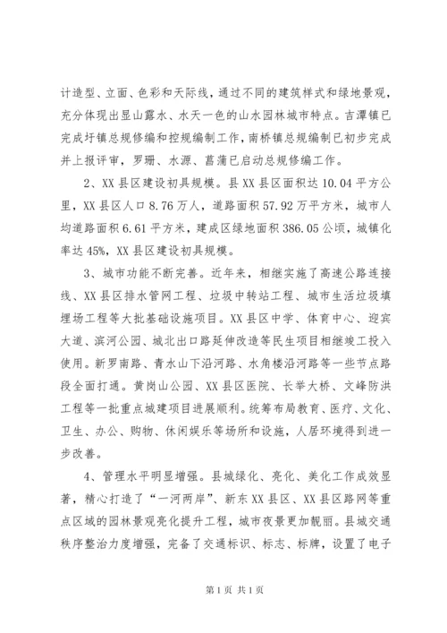 城镇化建设现状调研报告.docx