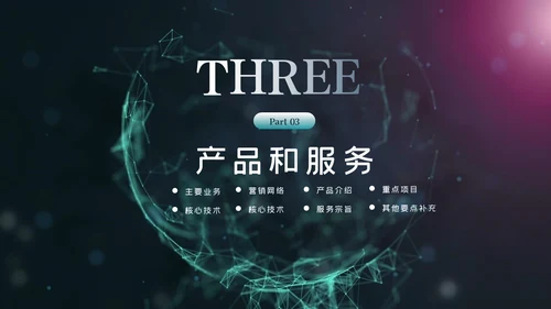 产品介绍公司简介PPT模板商业计划ppt模板