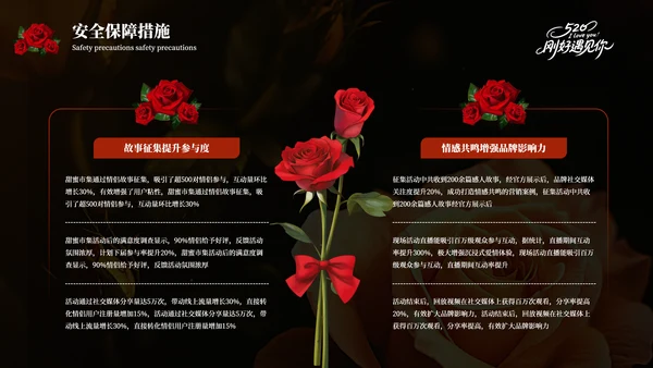 深色系520情人节活动策划方案PPT模板